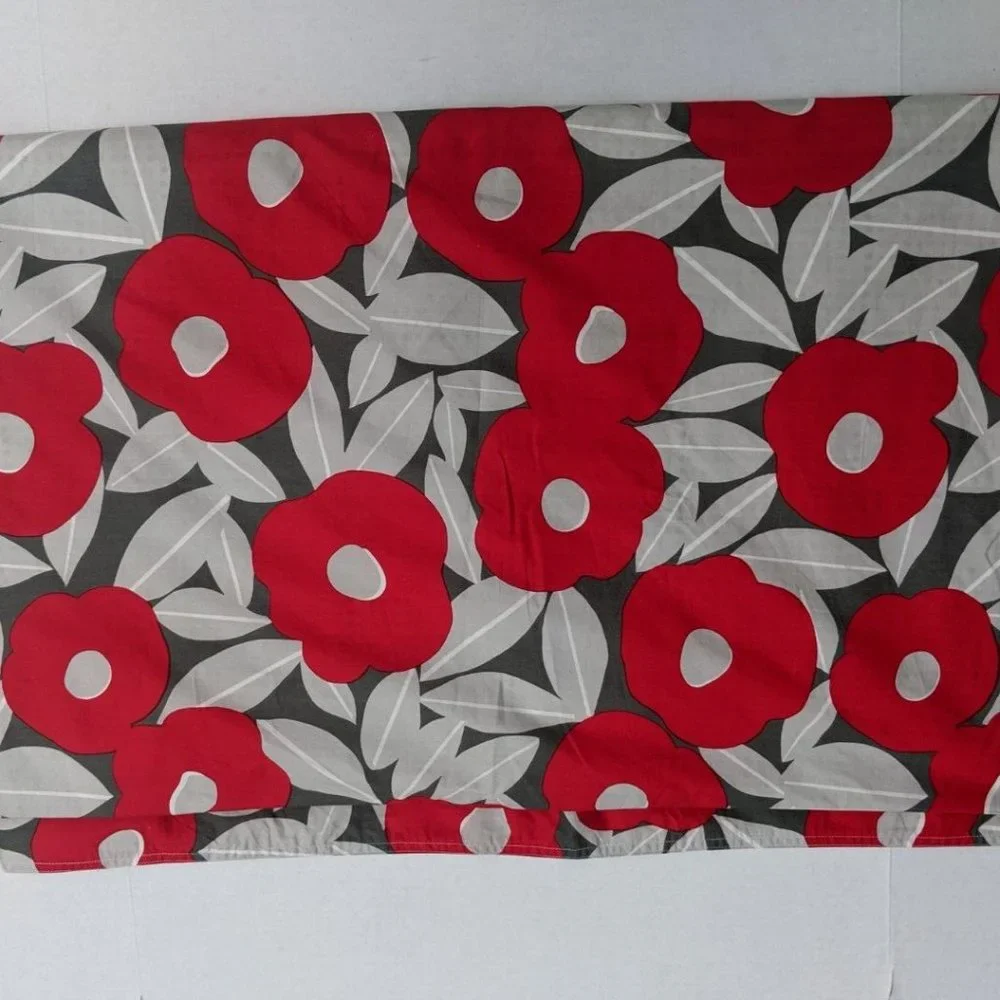notNeutral Poppy Floral Duvet Cover Twin Multicolor Reversible 100% Cotton